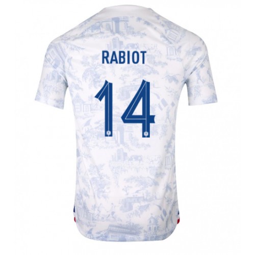 Maillot de foot France Adrien Rabiot #14 Extérieur Monde 2022 Manches Courte